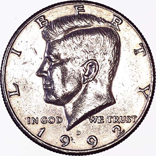 1992 D Кенеди Полдоллара 50 цента е Много Добре