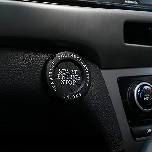 Капачка за декорация на бутона за стартиране на автомобила - Високотехнологични Пръстен За стартер за запалване на двигателя, Защитно Универсално Защитно покрити?