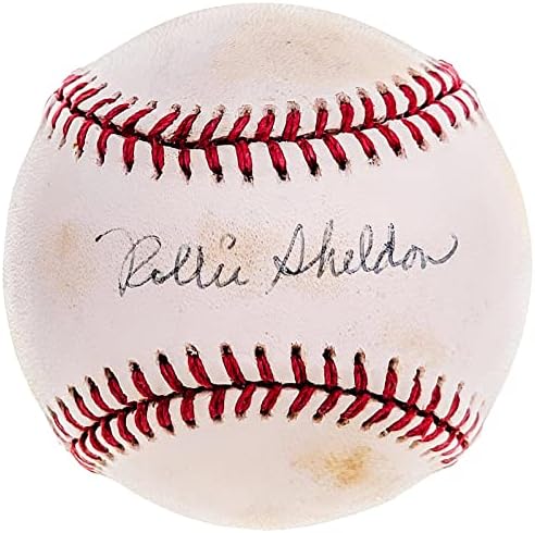 Официален представител на бейзболен клуб Ню Йорк Янкис Рони Шелдън с автограф от JSA H93899 - Бейзболни топки с автографи