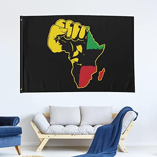 Карта на Африка Традиционните Флагове, Декоративни Забавни Банери за Страни Извън Дома си, В Стаята си на Хотел