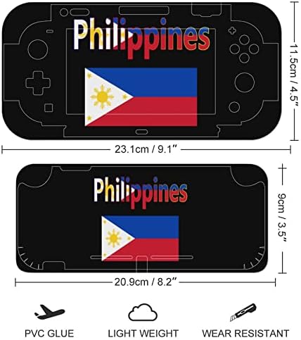 Флаг на Филипините Сладък Стикер за кожата с Модел, Пълна Опаковка, Защитен Стикер за кожата, Стикер за Ключа