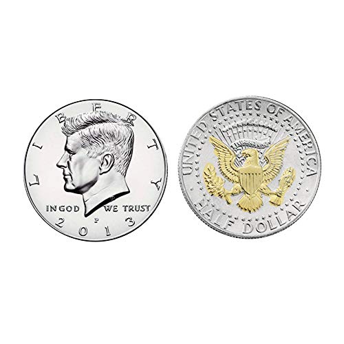 Символ на вярата Ветеран | Истински Президентски печат на Кенеди за Полдоллара, Обратната страна | Matte карта | Сертификат за автентичност – Coin American Treasures