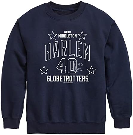 Hybrid облекло - Harlem Globetrotters - Фрасвам Middleton - Руното hoody с високо воротом за деца и младежи