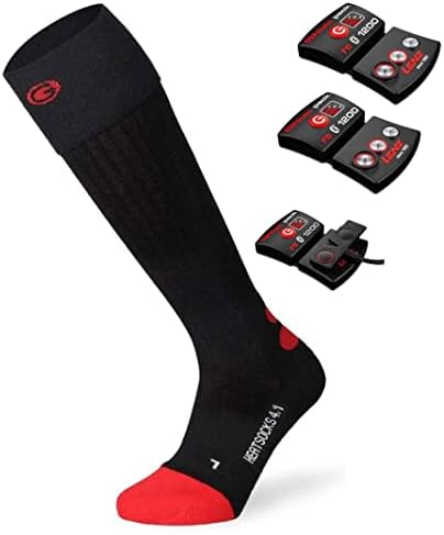 Чорапи унисекс с топъл LENZ 4.1 Toe Cap Унисекс с батерии rcB 1200