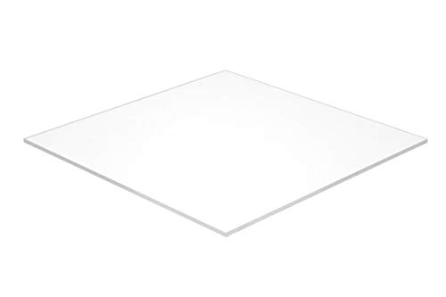 Акрилен лист от плексиглас Falken Design, Бял Непрозрачен (3015), 18 x 18 x 1/4