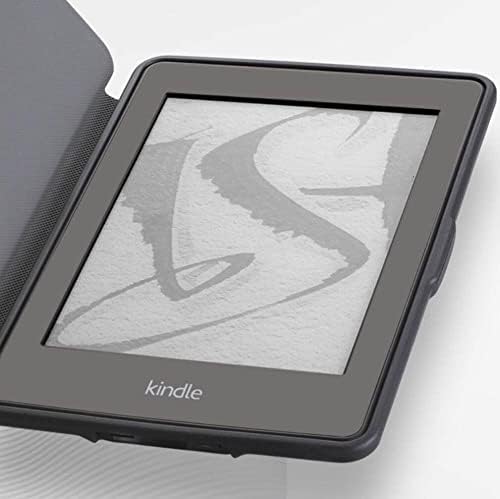 Автоматично събуждане/заспиване Ултра-6 За четене на електронни книги от изкуствена кожа Защитен калъф, smart-калъф за Kindle 8th Gen (издаден през година), модел Sy69jl - Абстрактна Синя Падаща звезда