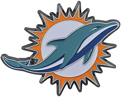Емблема метал Цвят ФЕН-МАТС NFL 3D-Метална, Емблема, лого на отбора Диекут Автоматична