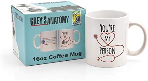 Керамични Кафеена чаша Greys Anatomy You ' re My Person | са подбрани Чаша за празник на Приятелството | с Капацитет 16 Унции