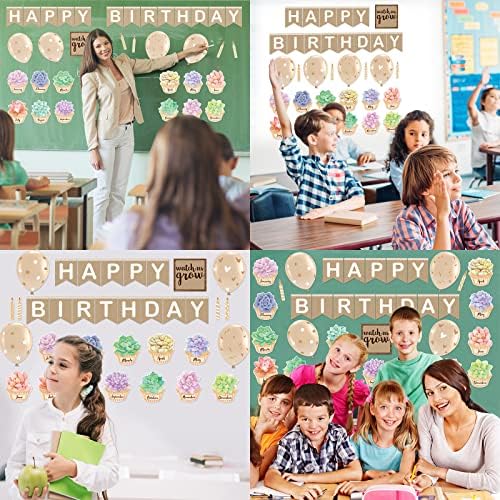 Обяви за рождения Ден Набор от Сочни Изрезки за Рожден Ден за Украса на Класната стая 70шт