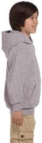 Пуловер с качулка (P473) Светло стомана, XL