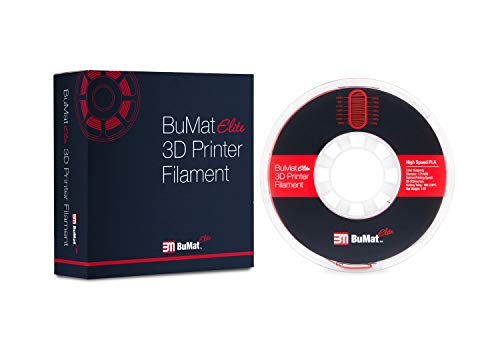 Конци за високоскоростен PLA 3D принтер BUMAT Elite, 1,75 мм (бордо), макара 1 кг (2,2 кг), гарантирано прясна, точност +/- 0,02 мм, не спутывается, подходящ за повечето FDM-принтери [без риск]