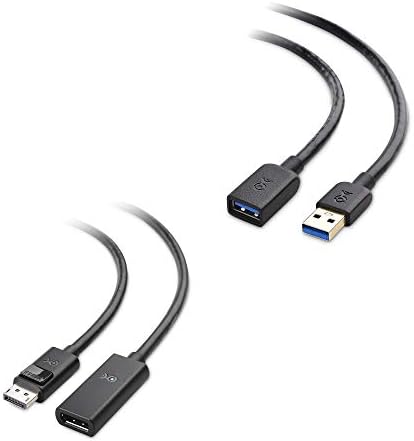 Кабела Е от голямо значение Удлинительный кабел USB-USB (USB 3.0 Extension Кабел) черен на цвят с дължина 10 метра за Oculus Rift, HTC Vive, слушалки Playstation VR и много Други, както и активен удлинительный кабел