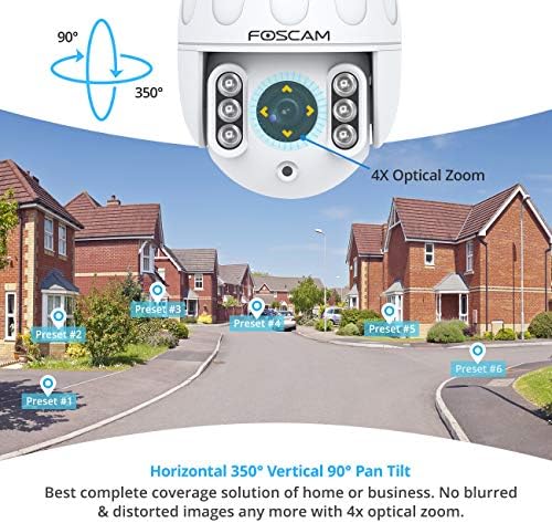 Градинска PTZ IP камера FOSCAM HT2 1080p 2,4 g/5 Ghz WiFi PTZ и комплект водоустойчива кутия разпространение FAB28S от неръждаема стомана, напълно защитени от атмосферни влияния