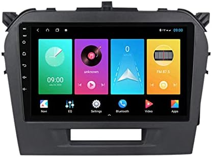Android 10,0/11,0 Автомобилна GPS-навигация за Suzuki Vitara 2014-2018, Автомобилна стерео система с FM-радио, Сензорен екран, Камера за задно виждане, Поддръжка на Огледално-рефлексен връзка, Bluetooth, Мултифункционален