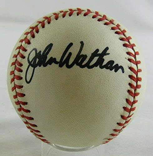 Джон Уотан Подписа Автограф Rawlings Baseball B88 II - Бейзболни топки с Автографи